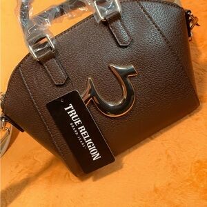 True Religion Dark Brown Mini Bag